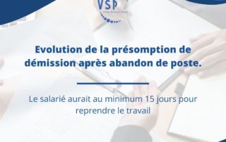 evolution de la presomption de démission