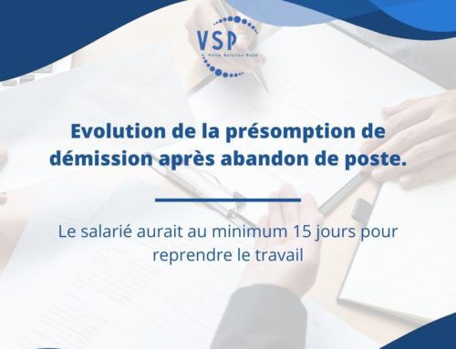 Evolution de la présomption de démission après abandon de poste