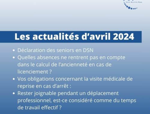 Actualités d’avril 2024