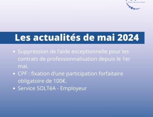 Actualités de mai 2024